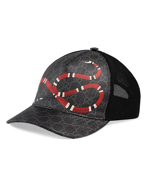 snake cap gucci|black snake gucci hat.